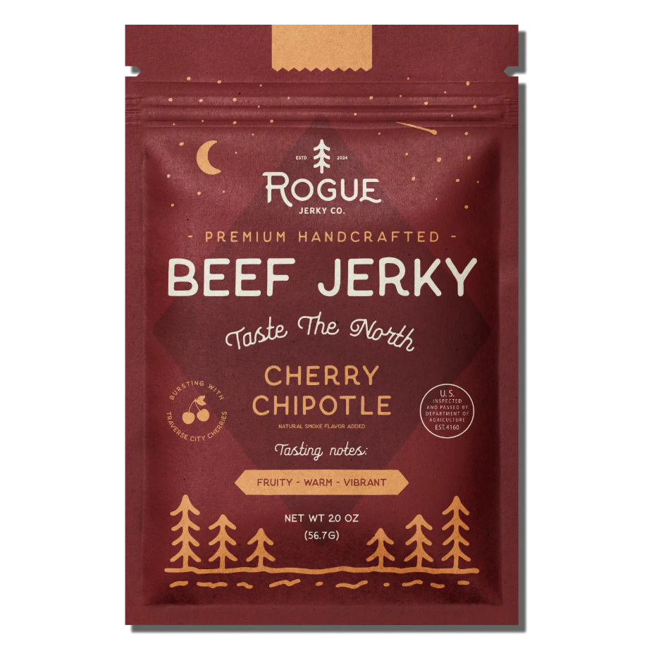 Picture Rogue - Cherry Chipotle Beef Jerky 2oz