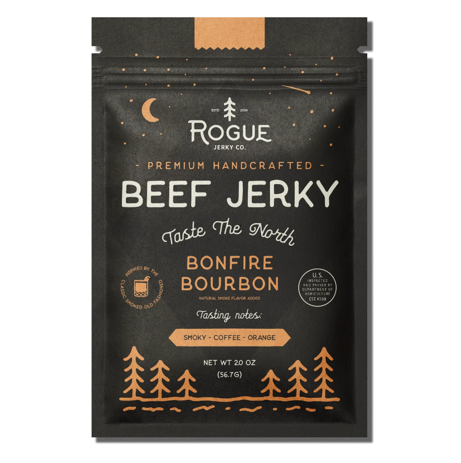 Picture Rogue - Bonfire Bourbon Beef Jerky 2oz