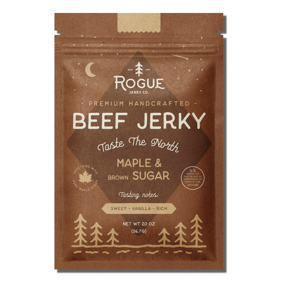 Picture Rogue - Maple & Brown Sugar Beef Jerky 2oz