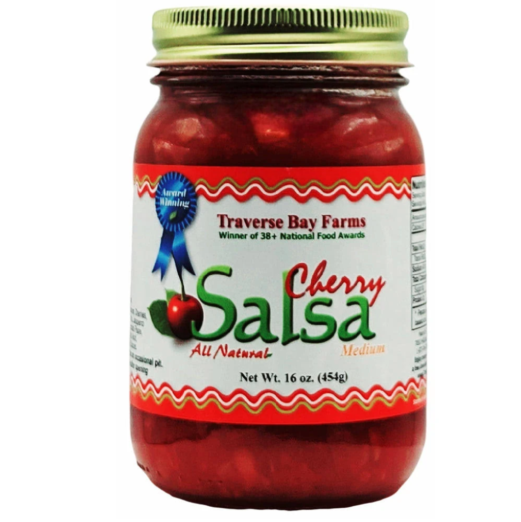 Picture Traverse Bay Farms - Cherry Medium Salsa 16oz