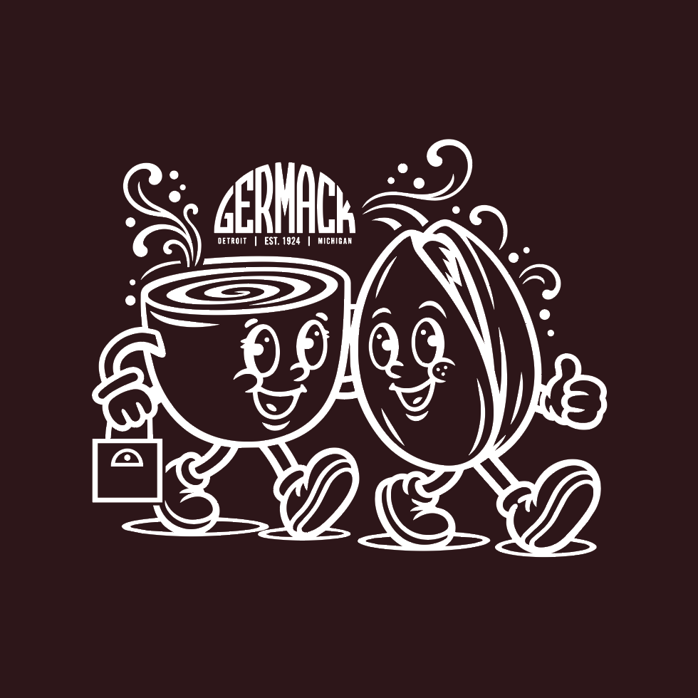 Picture Germack T-Shirt - Shelly & Cuppa (Dark Chocolate Brown 2XL-3XL)