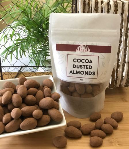 Picture Cocoa Dusted Almonds - 8 oz. 