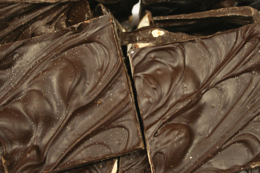 Picture Dark Chocolate Almond Bark - 16 oz. - Holiday