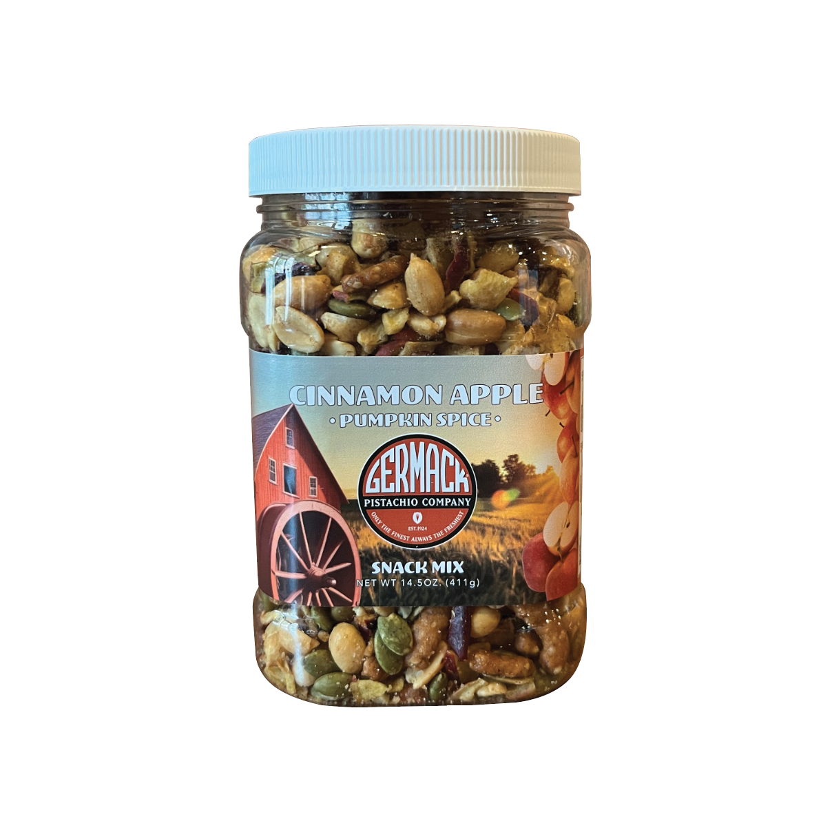 Picture Cinnamon Apple Pumpkin Spice Gourmet Medley - 15oz Jar