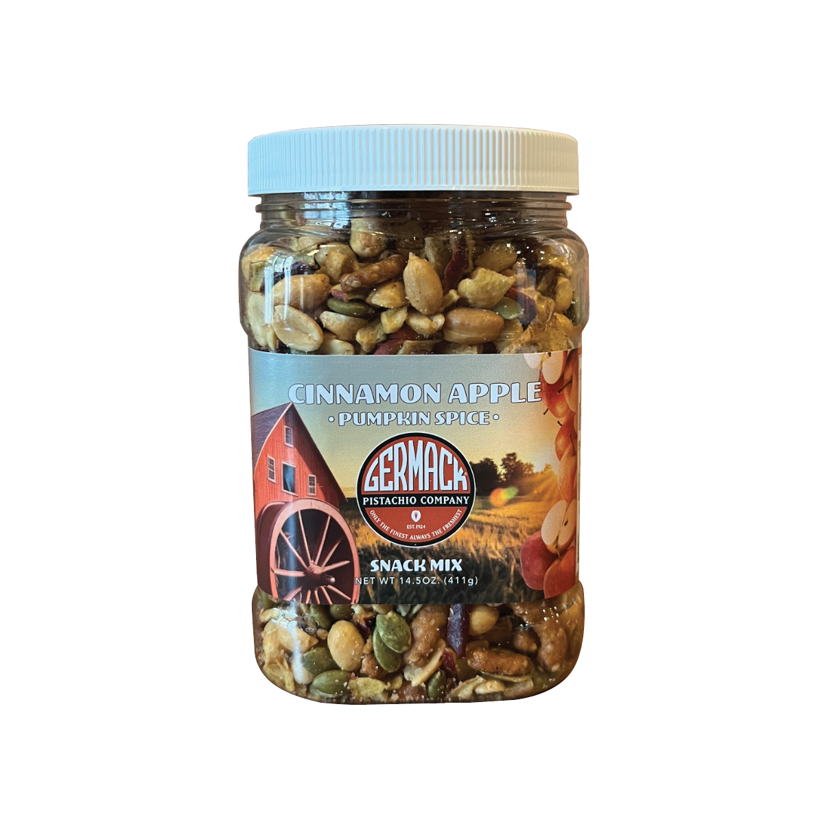 Picture Cinnamon Apple Pumpkin Spice Gourmet Medley - 15oz  Jar