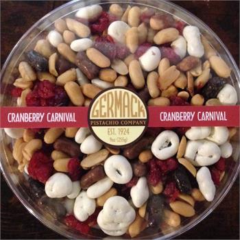Picture Cranberry Carnival Tray - 9 oz.