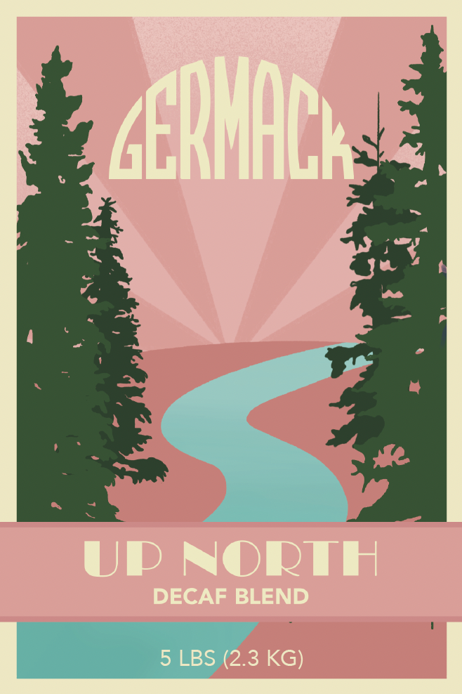 Picture Germack Coffee Blend (5 LB.) - Up North Decaf