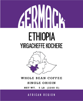 Picture Germack Coffee - Ethiopia Yirgacheffe Kochere - 5 LB