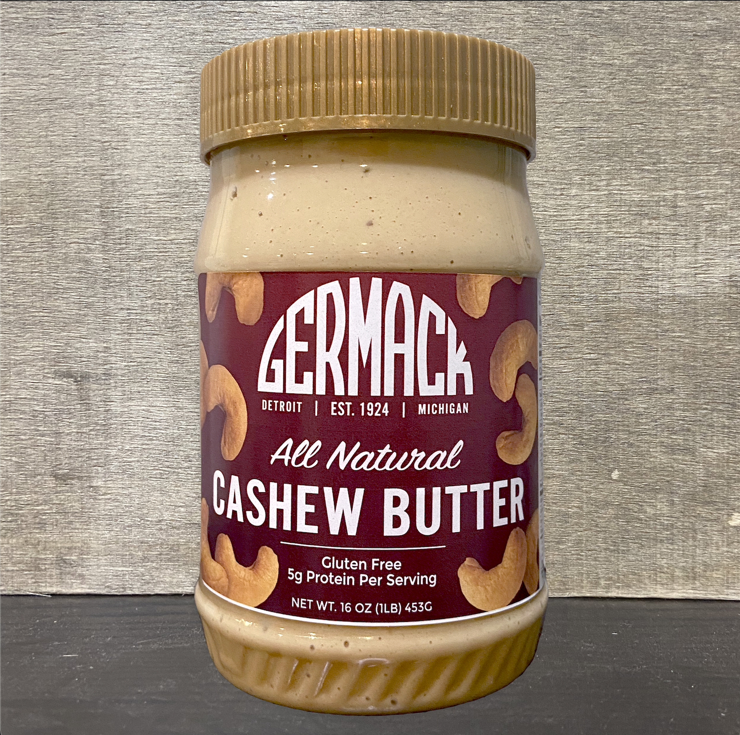 Picture Nut Butters - All Natural Cashew Butter - 1lb