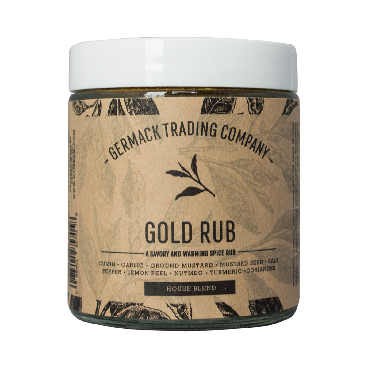 Picture Spice Jar - Gold Rub - (3 oz.)