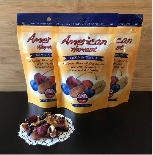 Picture American Harvest Mix (Cranberries, Walnuts, Almonds, Blueberries, Cherries) - 3.5 oz 