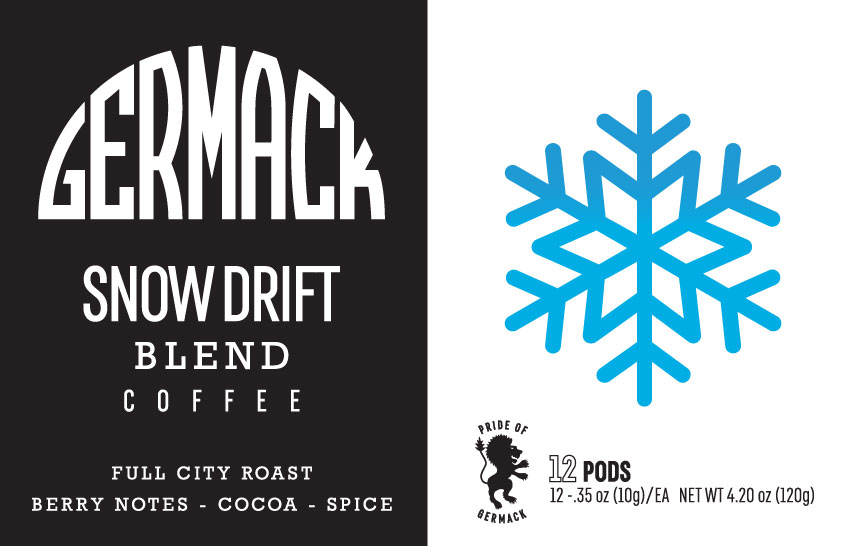 Picture Germack Coffee K-Pods - Snow Drift - (12 pack)