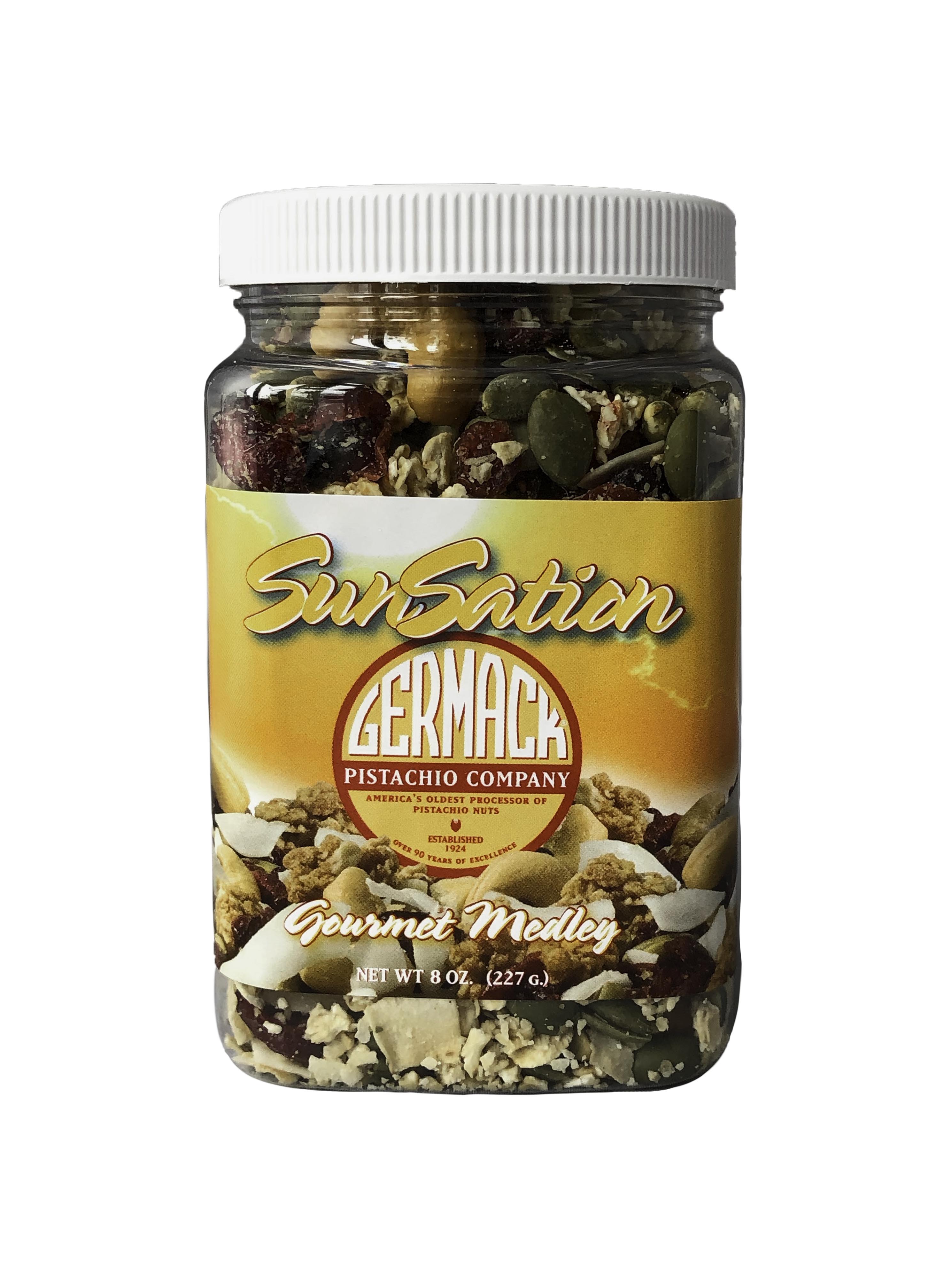 Picture SunSation  (Cashews, Coconut, Granola, Cranberries, Mango, Pepitas) 8 oz 