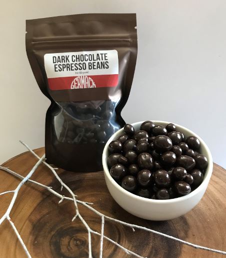 Picture Dark Chocolate Espresso Beans - 8 oz