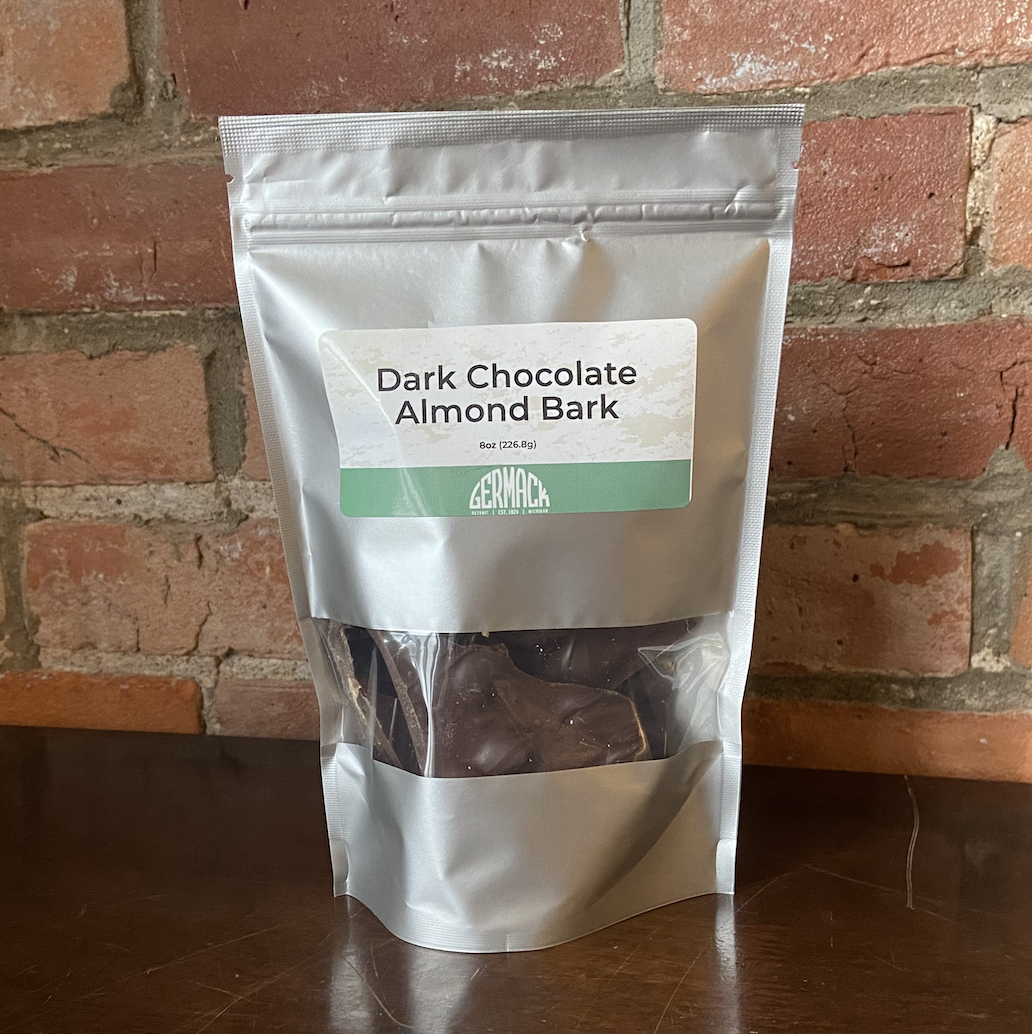 Picture Dark Chocolate Almond Bark - 8oz