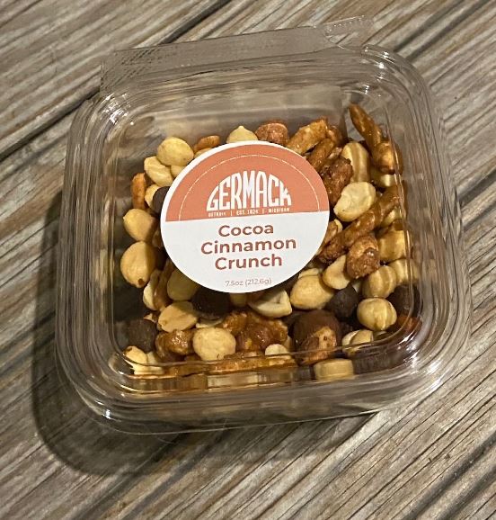 Picture Cocoa Cinnamon Crunch (Chocolate Pretzel, Cinnamon Peanuts, Chortles, Sesame Sticks) 7.5oz