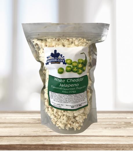 Picture Motor City Popcorn - White Cheddar Jalapeno