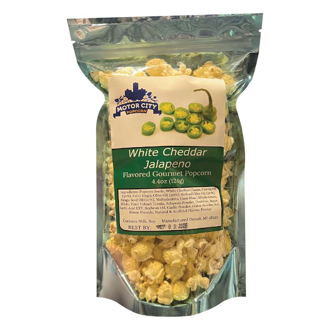 Picture Motor City Popcorn - White Cheddar Jalapeno