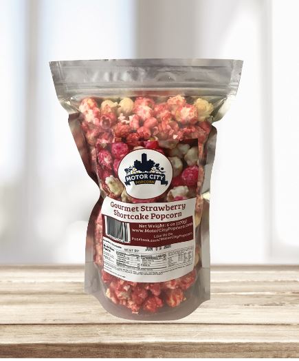 Picture Motor City Popcorn - Strawberry Shortcake