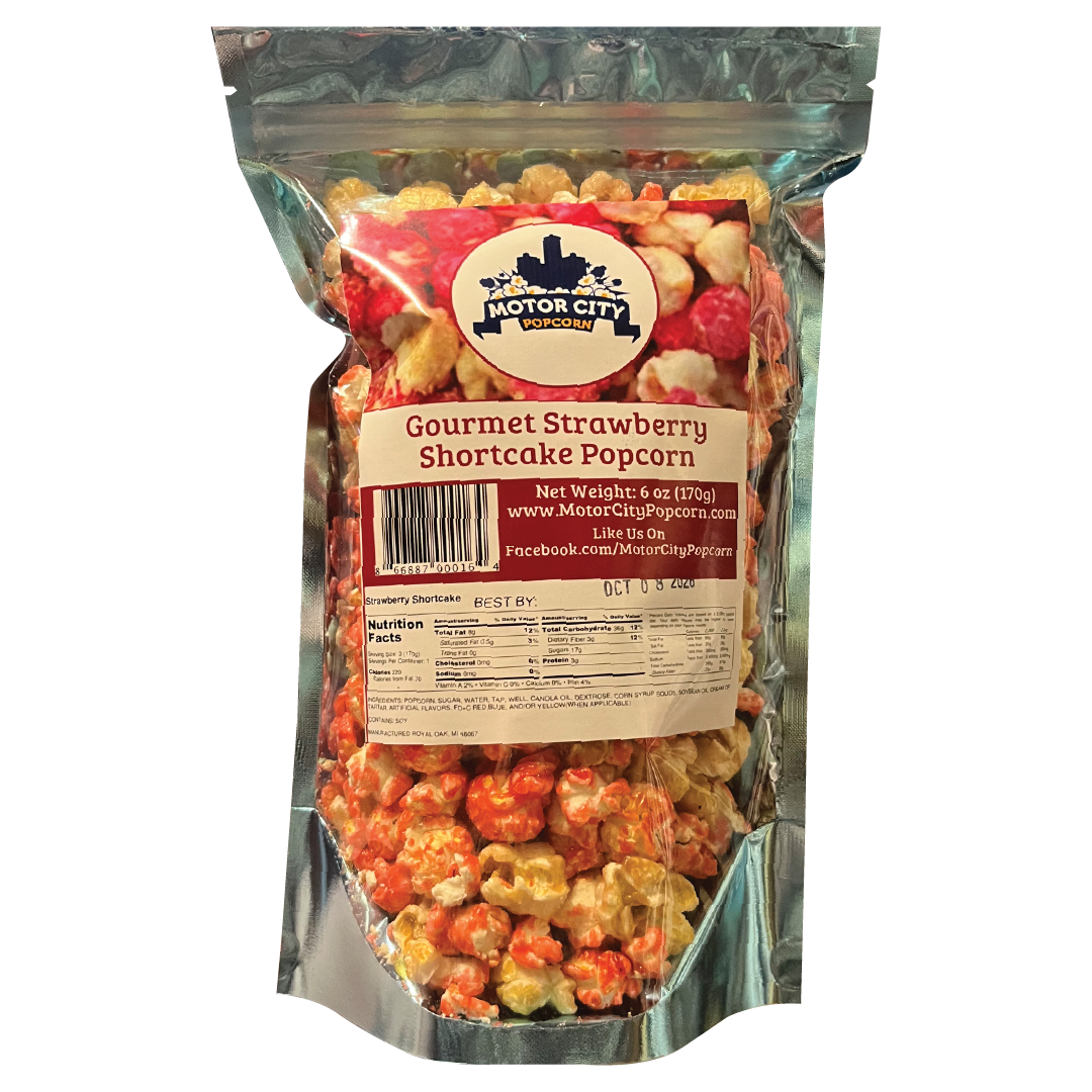 Picture Motor City Popcorn - Strawberry Shortcake