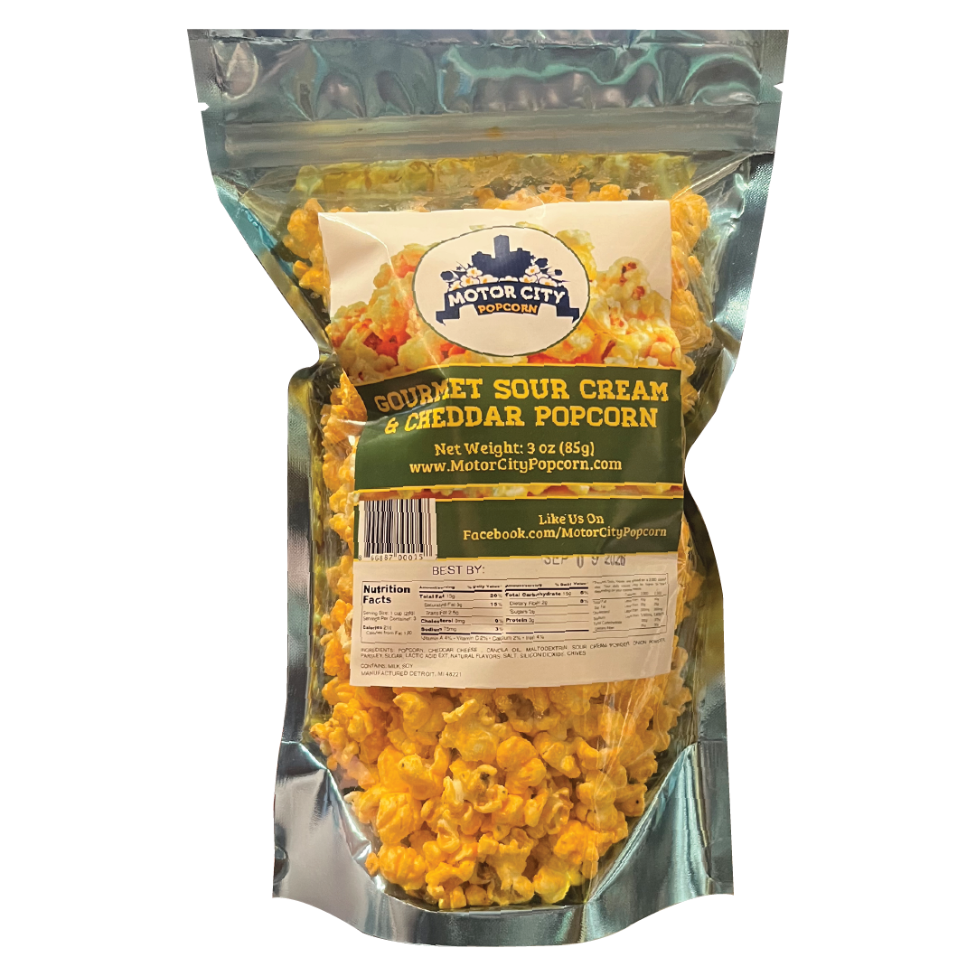 Picture Motor City Popcorn - Sour Cream & Cheddar