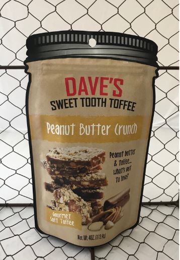 Picture Dave's Sweet Tooth Toffee - Peanut Butter Crunch