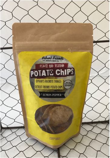 Picture Detroit Friends Potato Chips - Lemon Pepper