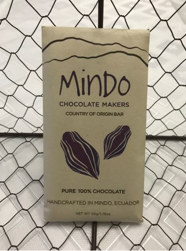 Picture Mindo Pure 100% Chocolate 1.76 oz (50g)