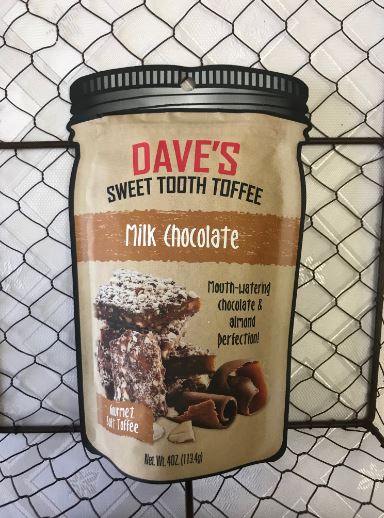 Picture Dave's Sweet Tooth Toffee - Milk Chocolate