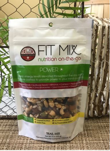 Picture FIT MIX - POWER (Sunflower Seeds, Pepitas, Peanuts, Pecans, Cashews, Almonds,  Apples, Blueberries) 9oz