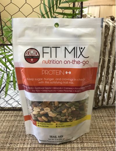 Picture FIT MIX - PROTEIN (Almonds, Pistachios, Cashews, SoyBeans, Peaches) 9oz