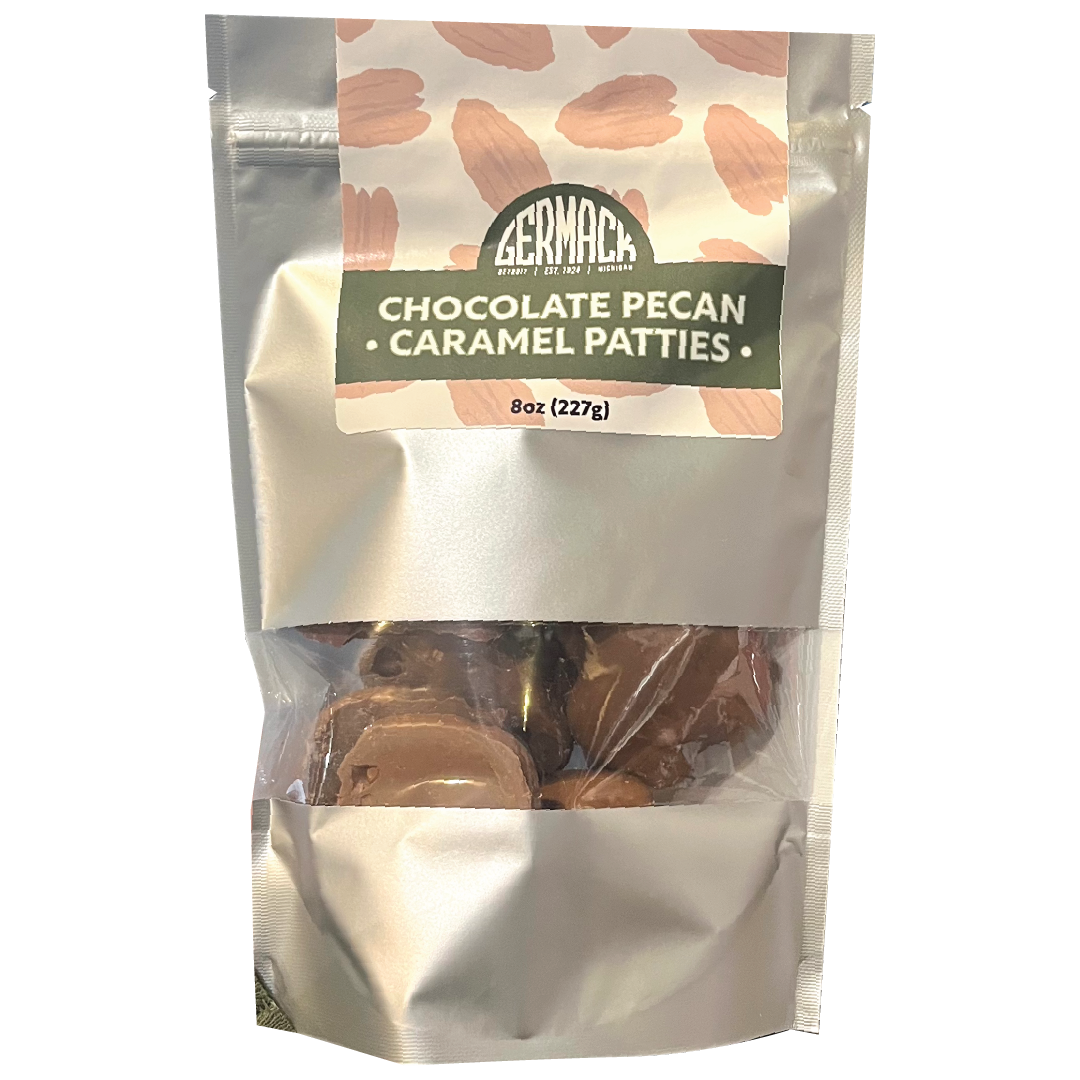 Picture Chocolate Pecan Caramel Patties 8oz