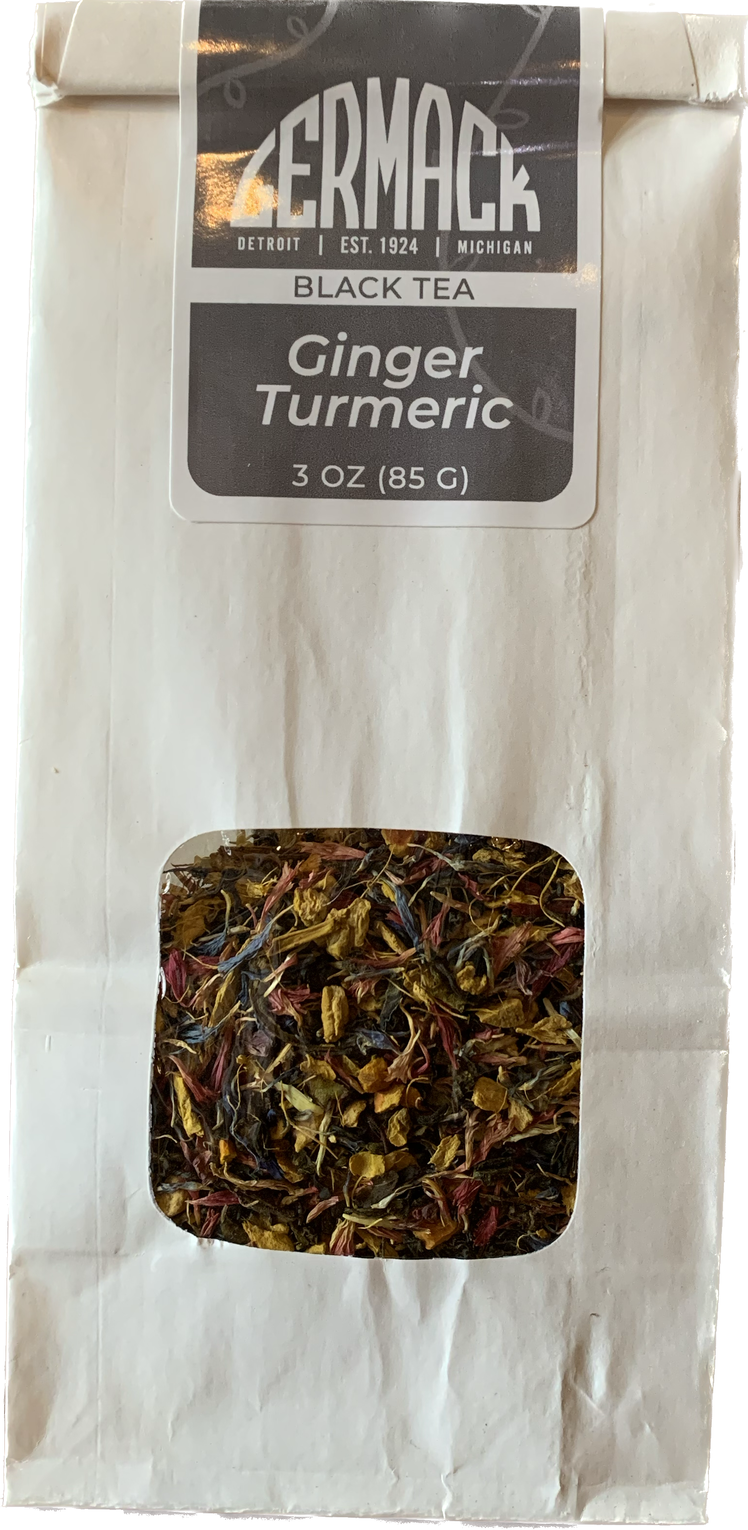 Picture Tea Black Ginger Turmeric 3oz