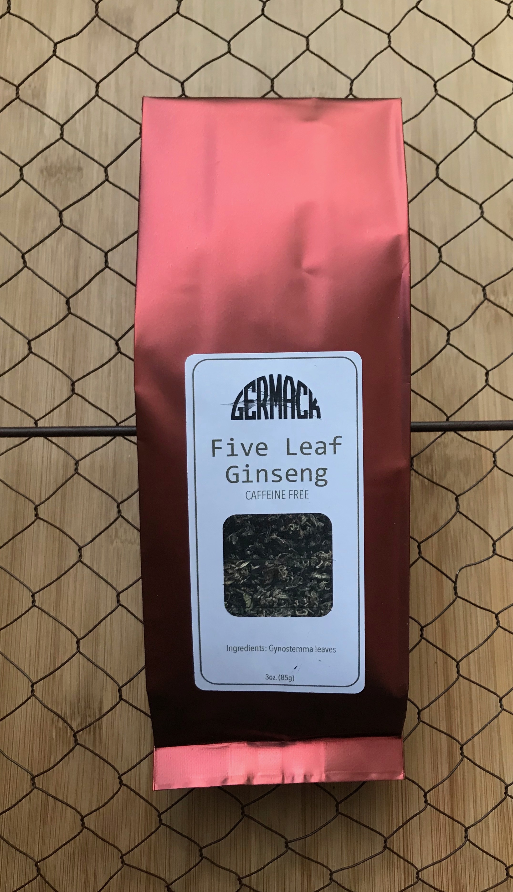 Picture Tea - Herbal Tea - Five Leaf Ginseng - 3oz
