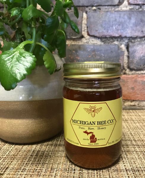 Picture Honey Michigan Pure Raw 16oz