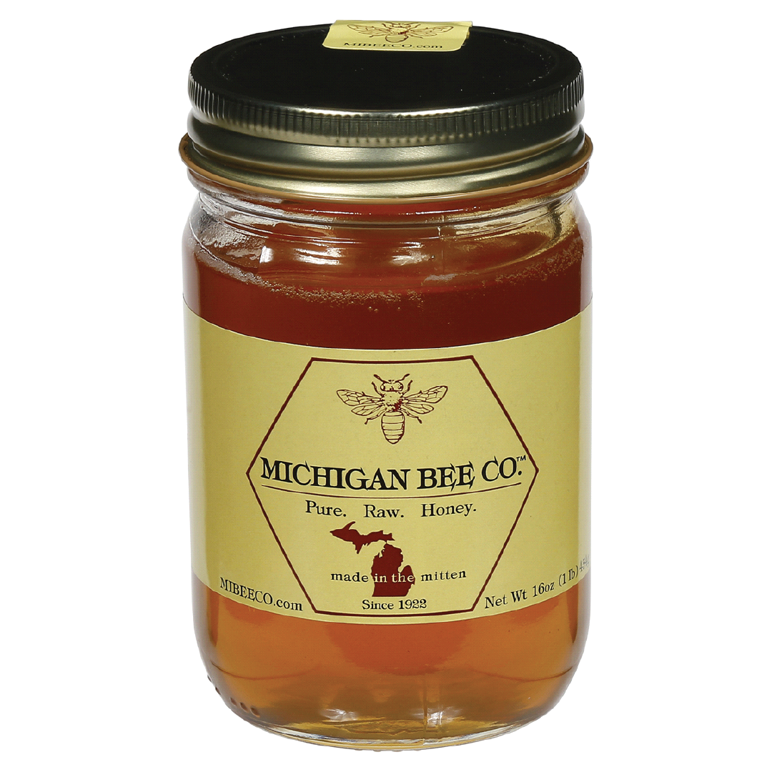 Picture Honey Michigan Pure Raw  16oz