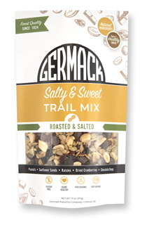 Picture Trail Mix Sweet & Salty  (Peanuts, Sunflower Seeds, Raisins, cranberries, Chocolate Drops) 11oz