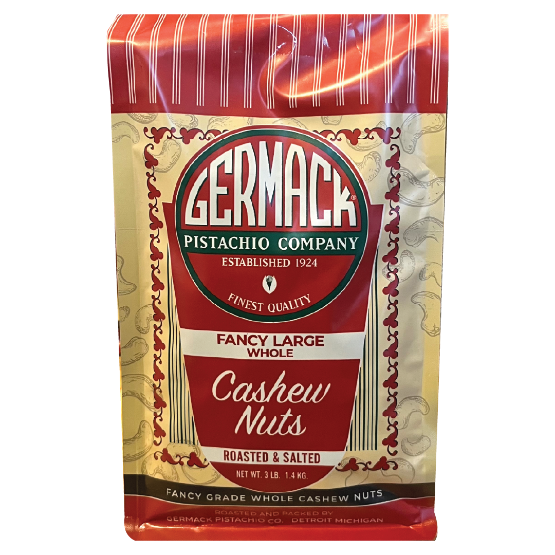 Picture Cashews - Fancy Large - roasted, salted - 3LB