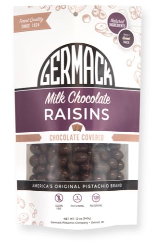Picture Milk Chocolate Raisins 12oz