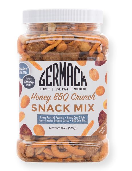 Picture Honey BBQ Crunch (Peanuts, Corn, Sesame Sticks, BBQ Corn Nuts) 19oz