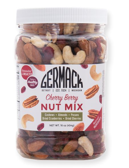 Picture Cherry Berry Nut Mix  (Cashews, Cranberries, Cherries, Almonds, Pecans) - 16oz 