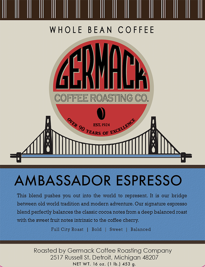 Picture Germack Coffee Ambassador Espresso Blend - 1 lb