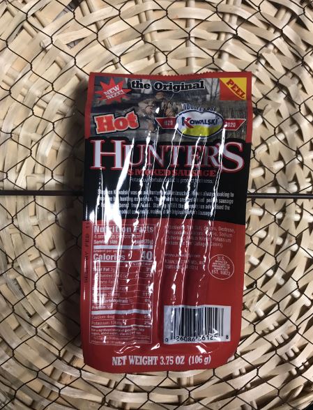 Picture Hunter's Sausage Hot - Kowalski (3.75oz bag)
