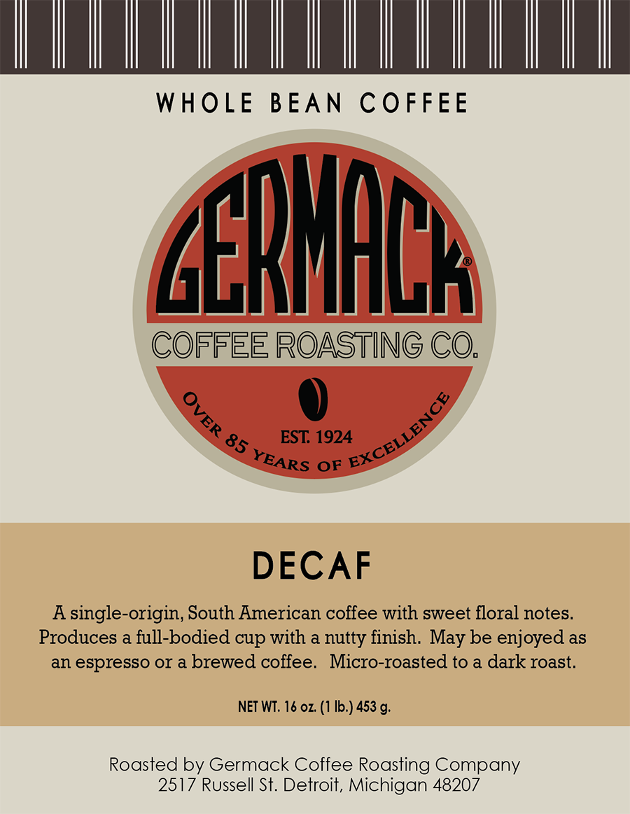 Picture Germack Coffee Decaf - 1 lb