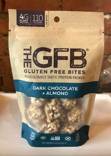 Picture Gluten Free Bites Dark Chocolate + Almond 4oz