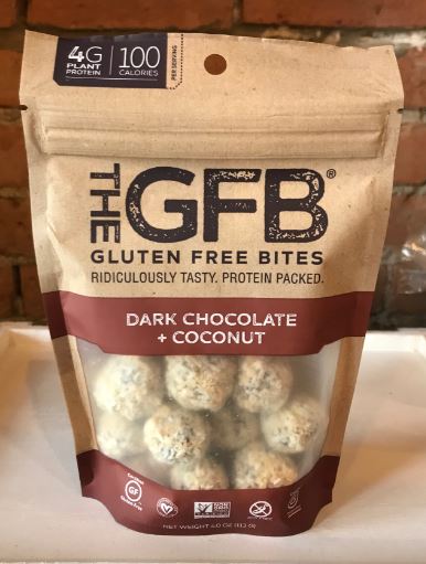 Picture Gluten Free Bites Dark Chocolate + Coconut 4oz