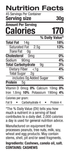 Picture SLcashews3lb